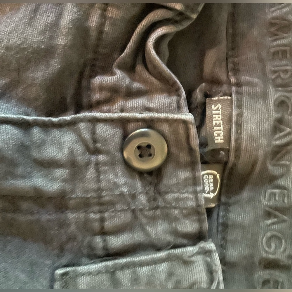 American Eagle Outfitters Black Cargo Pants - Picture 5 of 8